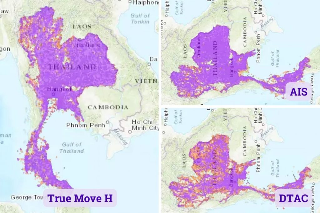 Thailand mobile internet coverage