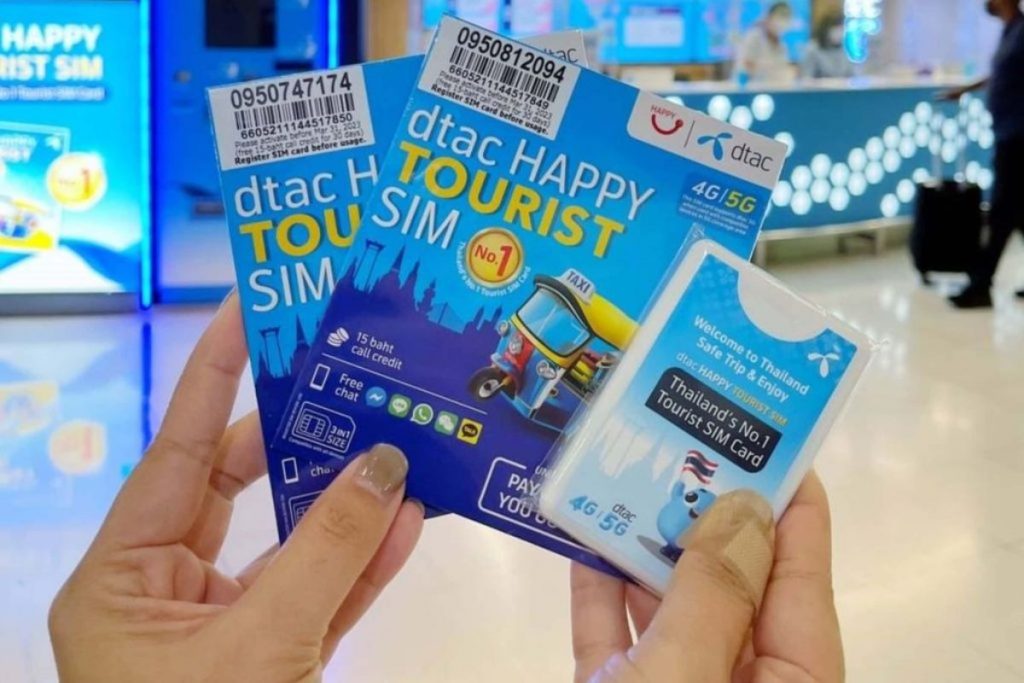 There are many SIM card options for Thailand