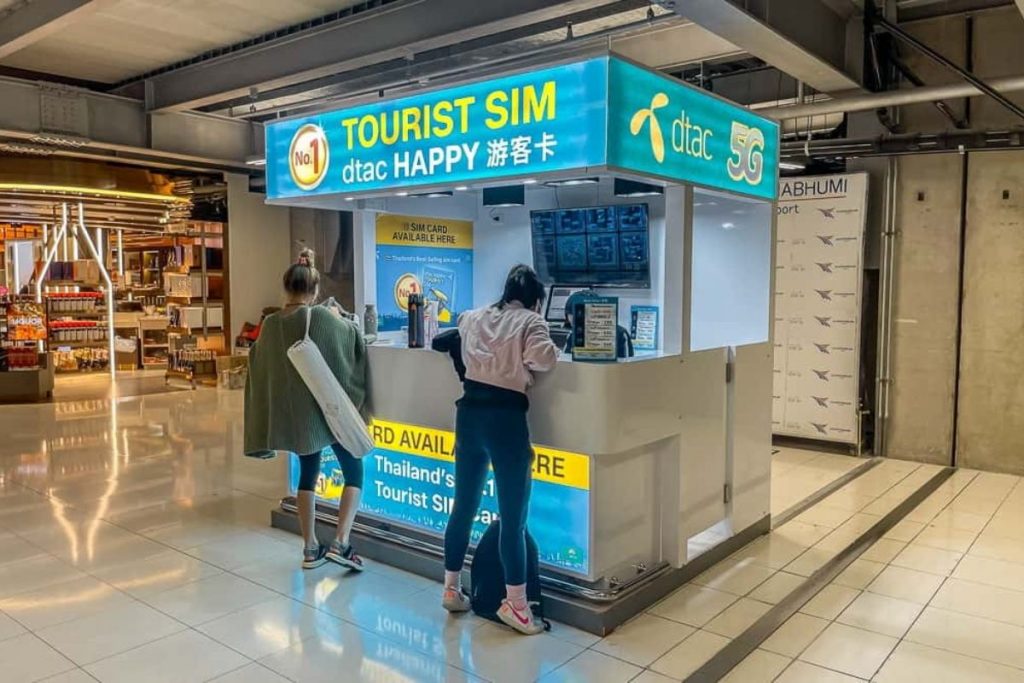 Buying a SIM card is a good option when visting Bangkok